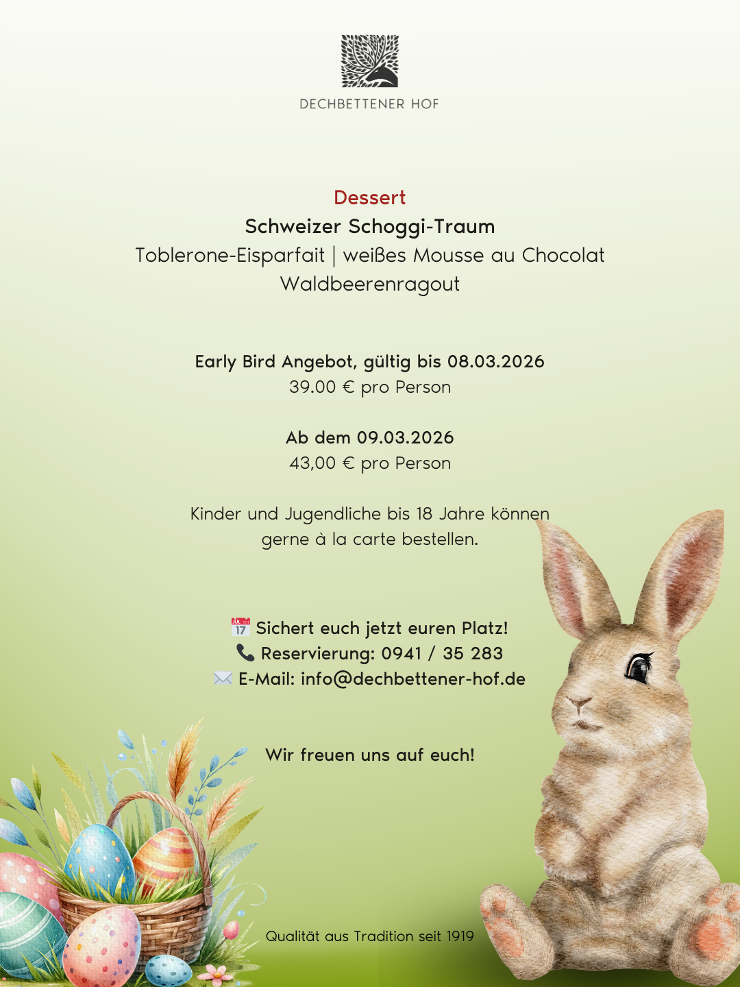 Ostermenü Regensburg