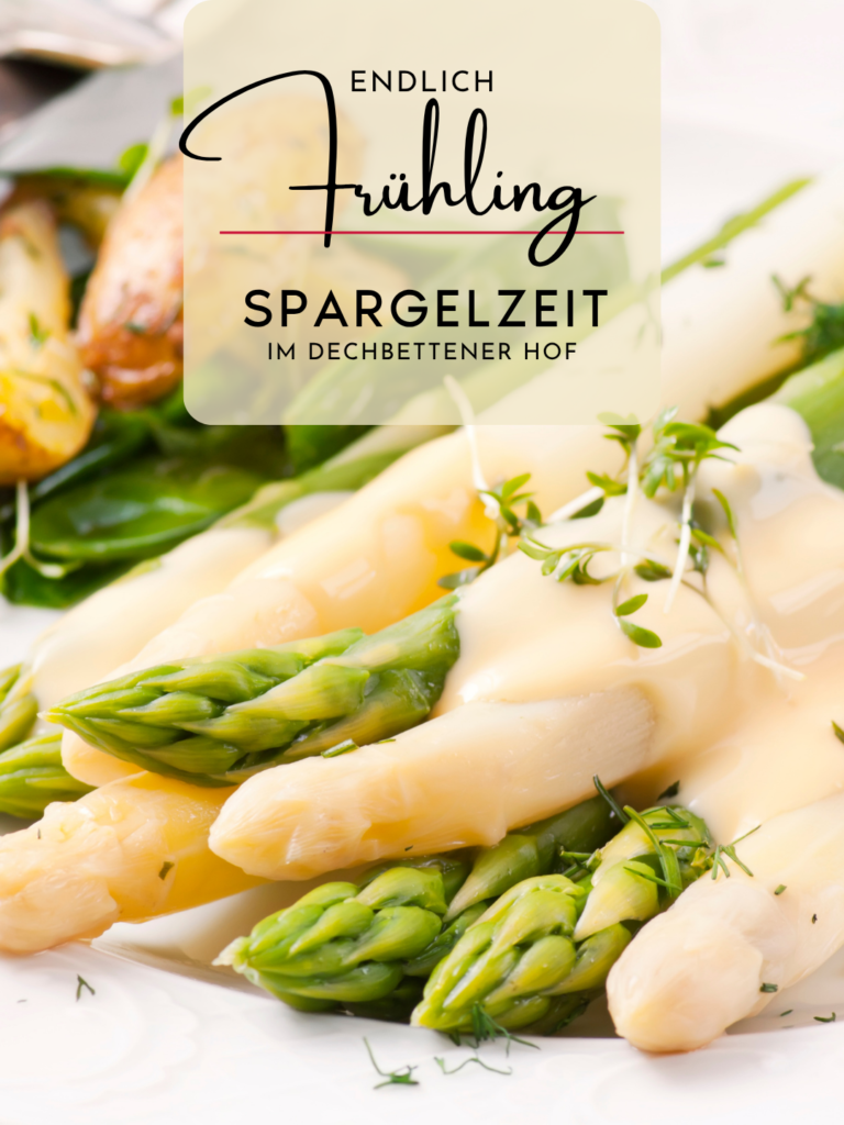 Endlich Spargelzeit im Dechbettener Hof